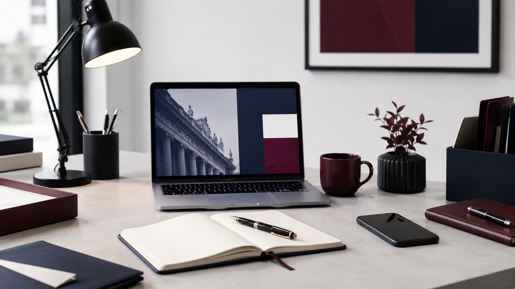 Espacio de trabajo moderno para envío y revisión de información pública